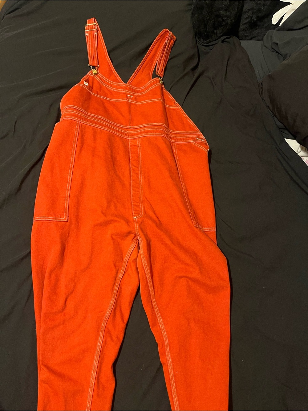 Big Bud Press Red Cotton Overalls